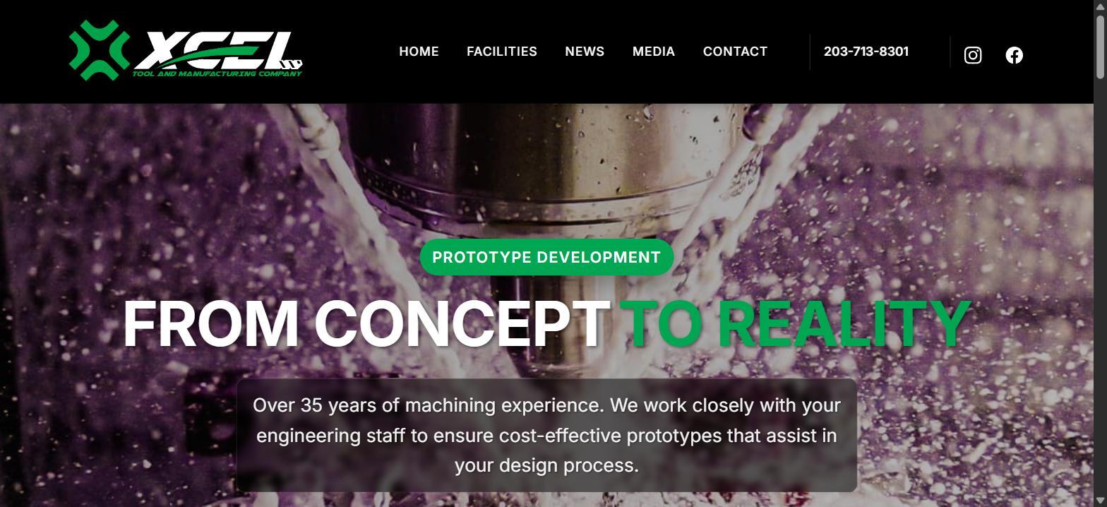 Xcel Tool & Manufacturing website